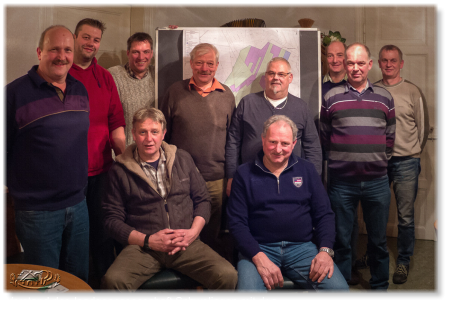 Vorstand der Jagdgenossenschaft Schwalingen mit den Jagdpächtern des Gemeinschaftlichen Jagdbezirks Schwalingen 2015-2024